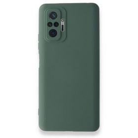 Teleplus Xiaomi Redmi Note 10 Pro Kamera Korumalı İçi Kadife Silikon Siyah Kılıf