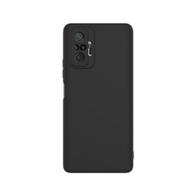 Teleplus Xiaomi Redmi Note 10 Pro Kamera Korumalı İçi Kadife Silikon Siyah Kılıf