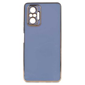 Teleplus Xiaomi Redmi Note 10 Pro Kamera Korumalı Lazer Bark Silikon Mor Kılıf