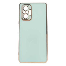 Teleplus Xiaomi Redmi Note 10 Pro Kamera Korumalı Lazer Bark Silikon Mor Kılıf