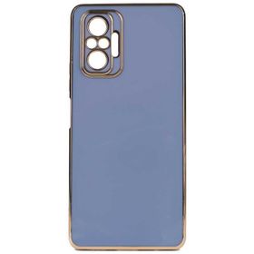 Teleplus Xiaomi Redmi Note 10 Pro Max Kamera Korumalı Lazer Bark Silikon Mavi Kılıf