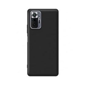 Teleplus Xiaomi Redmi Note 10 Pro Max Lüks Mat Silikon Nano Ekran Koruyucu Siyah Kılıf