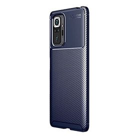 Teleplus Xiaomi Redmi Note 10 Pro Negro Karbon Silikon Lacivert Kılıf