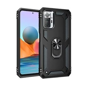 Teleplus Xiaomi Redmi Note 10 Pro Vega Yüzüklü Çift Katmanlı Tank Kapak Lacivert Kılıf