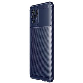 Teleplus Xiaomi Redmi Note 10S Kamera Korumalı Negro Karbon Lacivert Silikon Cep Telefonu Kılıf