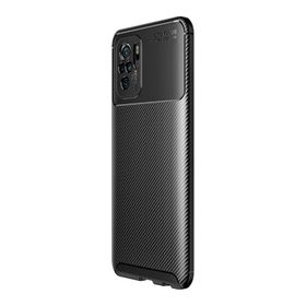 Teleplus Xiaomi Redmi Note 10S Kamera Korumalı Negro Karbon Lacivert Silikon Cep Telefonu Kılıf