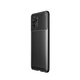 Teleplus Xiaomi Redmi Note 10s Kamera Korumalı Negro Karbon Silikon Siyah Nano Ekran Koruyucu Cep Telefonu Kılıfı