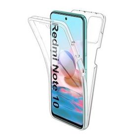 Teleplus Xiaomi Redmi Note 10s Ön Arka 360 Korumalı Şeffaf Silikon Kılıf