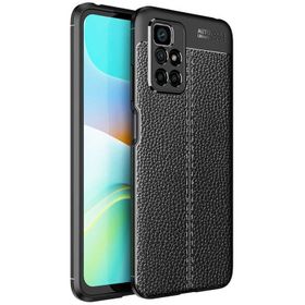 Teleplus Xiaomi Redmi Note 11 4g Kamera Korumalı Deri Dokulu Silikon Lacivert Kılıf