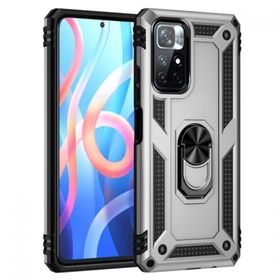 Teleplus Xiaomi Redmi Note 11 4G Kılıf Vega Yüzüklü Tank Silikon Rose Gold Kılıf