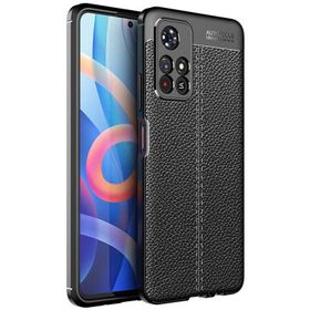 Teleplus Xiaomi Redmi Note 11 5G Kamera Korumalı Deri Dokulu Silikon Lacivert Kılıf