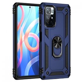 Teleplus Xiaomi Redmi Note 11 5G Vega Yüzüklü Tank Silikon Lacivert Kılıf