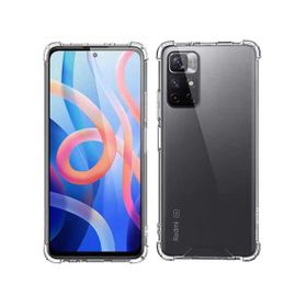 Teleplus Xiaomi Redmi Note 11 Darbe Korumalı Silikon Kılıf+Şeffaf Nano Ekran Koruyucu