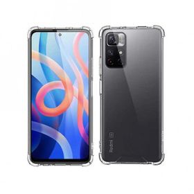 Teleplus Xiaomi Redmi Note 11 Darbe Korumalı Silikon Kılıf+Şeffaf Nano Ekran Koruyucu