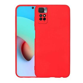 Teleplus Xiaomi Redmi Note 11 Global Kamera Korumalı Mara Lansman Silikon Kırmızı Kılıf