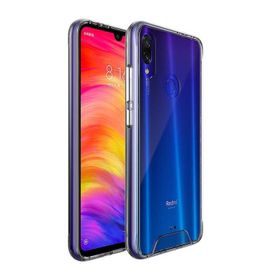 Teleplus Xiaomi Redmi Note 7 Hybrid Bumper Şeffaf Nano Ekran Koruyucu Silikon Cep Telefonu Kılıf