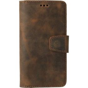 Teleplus Xiaomi Redmi Note 8 Deri Standlı Kartlıklı Kahverengi Cüzdan Kılıf
