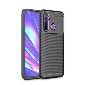 Teleplus Xiaomi Redmi Note 8 Negro Karbon Silikon Lacivert Nano Ekran Koruyucu Cep Telefonu Kılıfı