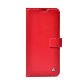 Teleplus Xiaomi Redmi Note 8 Pro Delüxe Standlı Kırmızı Cüzdan Kılıf
