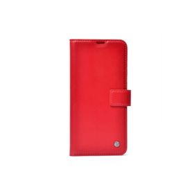 Teleplus Xiaomi Redmi Note 8 Pro Delüxe Standlı Kırmızı Cüzdan Kılıf