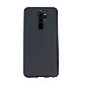 Teleplus Xiaomi Redmi Note 8 Pro Hybrid Bumper Mat Siyah Nano Ekran Koruyucu Silikon Cep Telefonu Kılıf