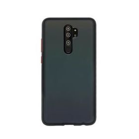 Teleplus Xiaomi Redmi Note 8 Pro Hybrid Bumper Mat Siyah Nano Ekran Koruyucu Silikon Cep Telefonu Kılıf