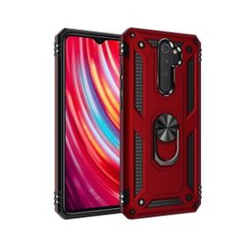 Teleplus Xiaomi Redmi Note 8 Pro Vega Yüzüklü Tank Kapak Rose Gold Kılıf + Nano Ekran Koruyucu