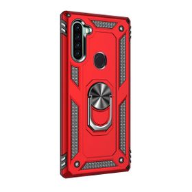 Teleplus Xiaomi Redmi Note 8 Vega Yüzüklü Tank Kapak Siyah Kılıf+Nano Ekran Koruyucu