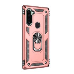 Teleplus Xiaomi Redmi Note 8 Vega Yüzüklü Tank Kapak Siyah Kılıf+Nano Ekran Koruyucu