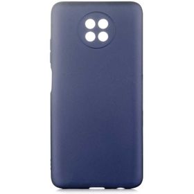 Teleplus Xiaomi Redmi Note 9 5G Lüks Mat Kamera Korumalı Silikon Kırmızı Kılıf