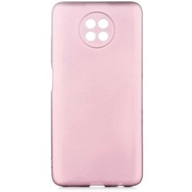 Teleplus Xiaomi Redmi Note 9 5G Lüks Mat Kamera Korumalı Silikon Kırmızı Kılıf