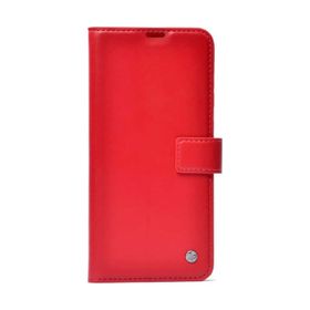 Teleplus Xiaomi Redmi Note 9 Delüxe Standlı Cüzdan Kırmızı Kılıf