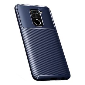 Teleplus Xiaomi Redmi Note 9 Negro Karbon Kahverengi Silikon Kılıf