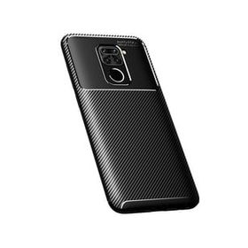 Teleplus Xiaomi Redmi Note 9 Negro Karbon Siyah Tam Kapatan Ekran Koruyucu Silikon Cep Telefonu Kılıf