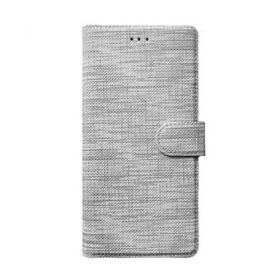 Teleplus Xiaomi Redmi Note 9S Kumaş Spor Standlı Cüzdan Lacivert Kılıf