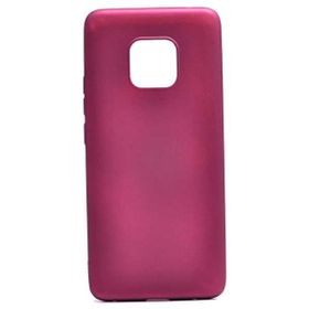 Teleplus Xiaomi Redmi Note 9s Lüks Mat Bordo Silikon Cep Telefonu Kılıf