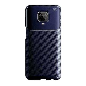 Teleplus Xiaomi Redmi Note 9S Negro Dizayn Silikon Lacivert + Tam Kapatan Ekran Koruyucu Kılıf