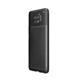Teleplus Xiaomi Redmi Note 9t Karbon Dokulu Dizayn Kahverengi Silikon Cep Telefonu Kılıf