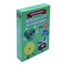 Teleskop Popüler Bilim Doğa ve Sayı Bulmaca Kartları Eğitici Oyuncak