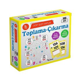 Teleskop Popüler Bilim Toplama ve Çıkarma Dört İşlem Kartlar 9 Yaş Kitabı