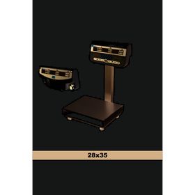 Tem 28x35 cm 120 kg 20 gr Fiyat Hesaplamalı Çift Ekran Onaylı Terazi