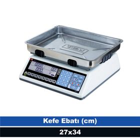 Tem Ege 3 kg 0.5 gr Onaylı Fiyat Hesaplamalı Terazi