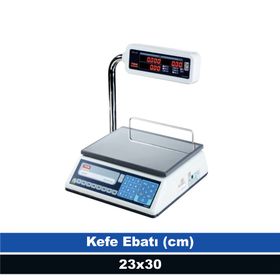 Tem Ege 30 kg 5 gr Onaylı Fiyat Hesaplamalı Terazi
