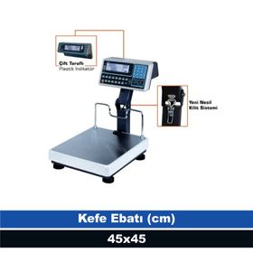 Tem MEB 30 kg 5 gr Onaylı Fiyat Hesaplamalı Katlanır Boyun Terazi