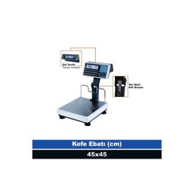 Tem MEB 60 kg 10 gr Onaylı Fiyat Hesaplamalı Katlanır Boyun Terazi