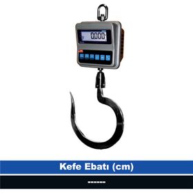 Tem TEB 300 kg 50 gr Onaylı Çengel Kancalı Tartım Baskülü