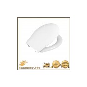 Tema 41100 Beyaz Duroplast Plaza Klozet Kapağı