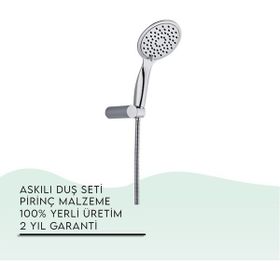 Tema 52020 Slim - Ultra İnce Askılı Duş Seti