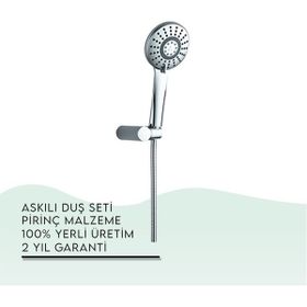 Tema 52050 Krom Star Askılı Duş Seti