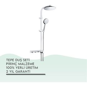 Tema 53137 Krom Hill Tetra Tepe Duş Seti